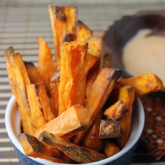 Crispy Oven Sweet Potato Fries