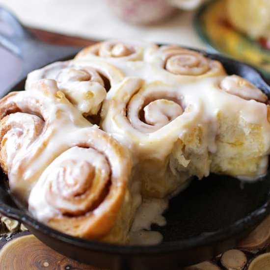 Cinnamon Rolls For One