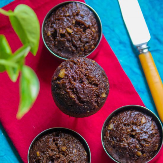 Steamed Beetroot Cake