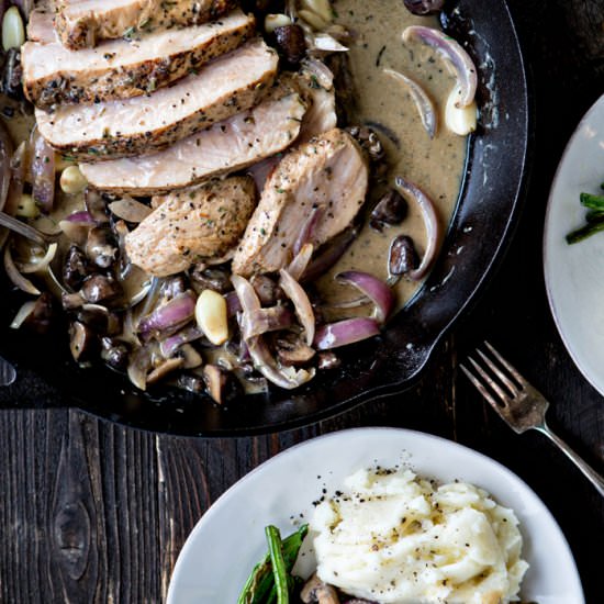 Roasted Pork Marsala
