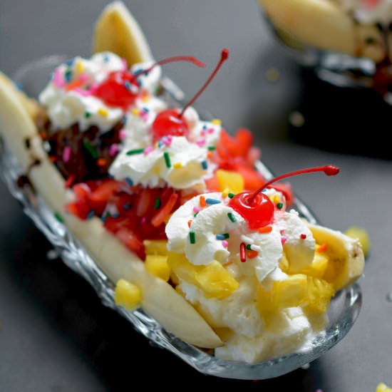 Banana Split Breakfast Bowl