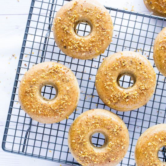 Osmanthus & Oolong Tea Doughnuts