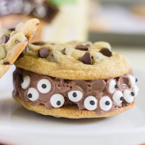 Spooky Ice Cream Sandwiches