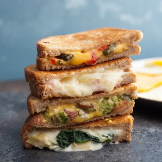 Four Fun Grilled Cheeses