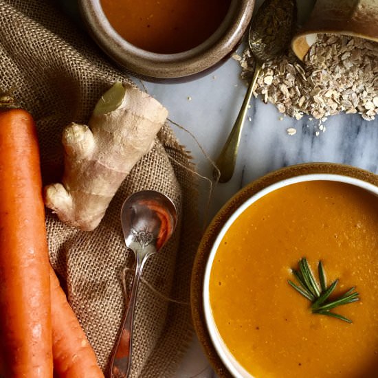 Dairy Free Easy Carrot Soup