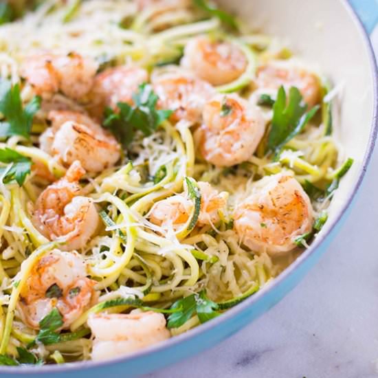 15-Minute Healthy Shrimp Scampi