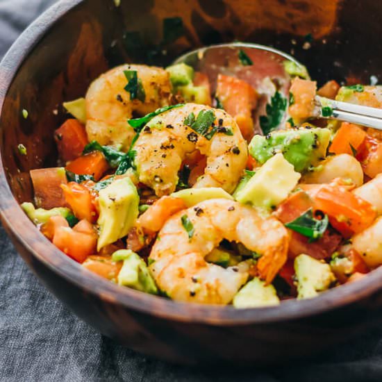 Easy Shrimp Avocado Salad