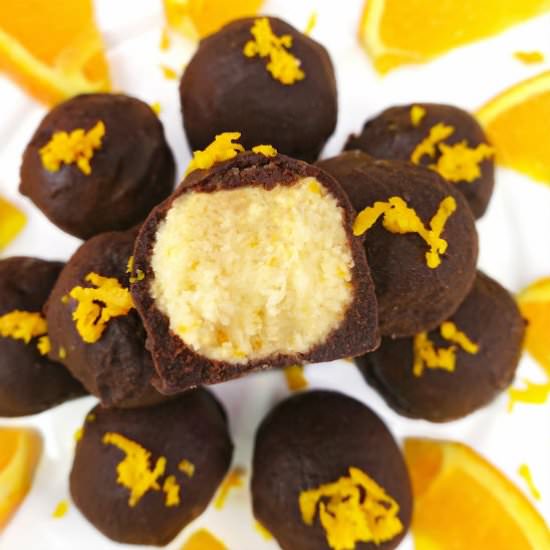 Chocolate Orange Cream Truffles