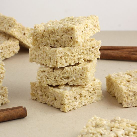 Cinnamon Spice Rice Krispies Treats