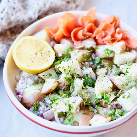 Smoked Salmon Potato Salad