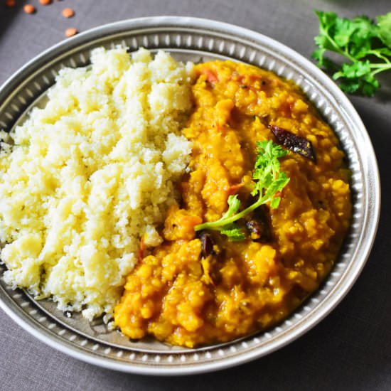 Red Lentils Dhal