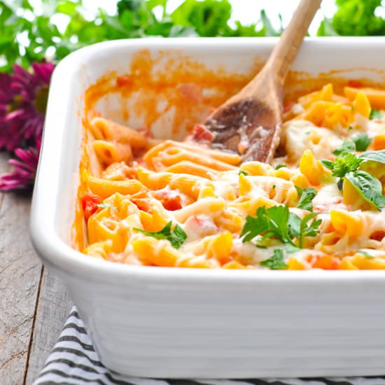 Dump-and-Bake Penne alla Vodka