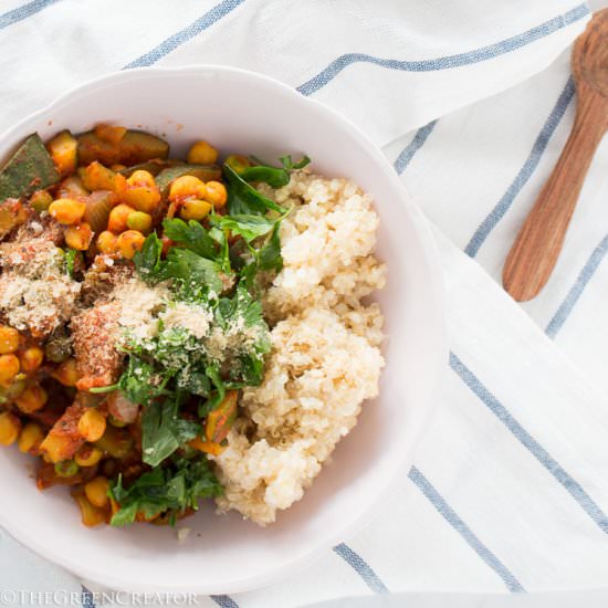 15-Minute Chickpeas in Tomato Sauce