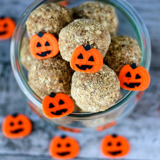 Vegan Pumpkin Pie Bites