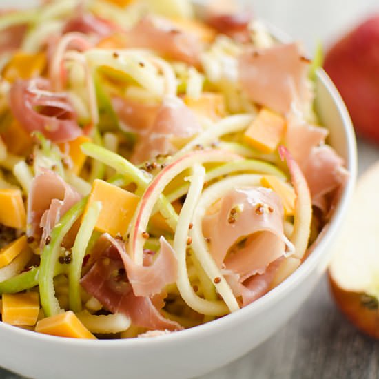 Apple, Cheddar & Prosciutto Salad