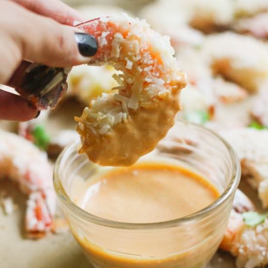 Paleo Coconut Shrimp