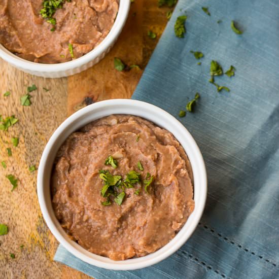 Instant Pot Vegan Refried Beans