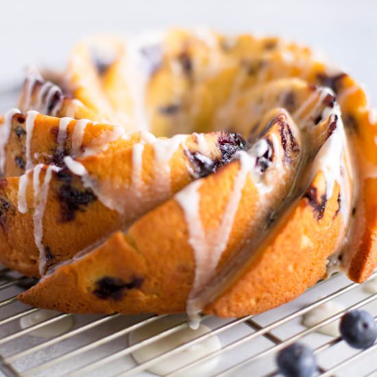 Blueberry Lemon Bundt Cake
