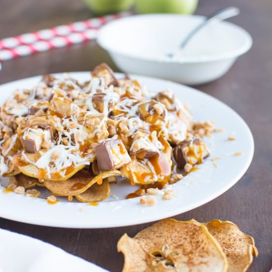 Loaded Apple Chip Nachos