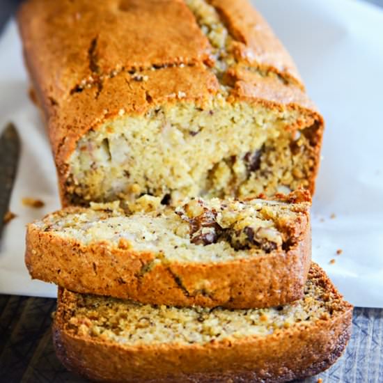Ricotta Banana Nut Bread