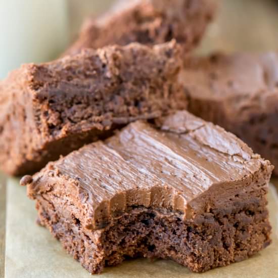 Frosted Fudge Brownies