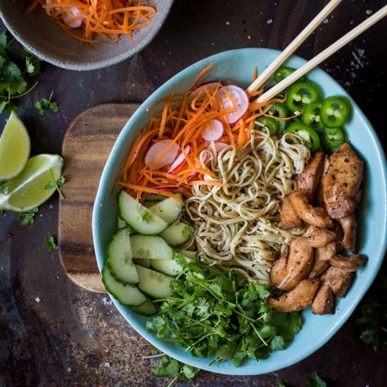 Vietnamese Chicken Noodles