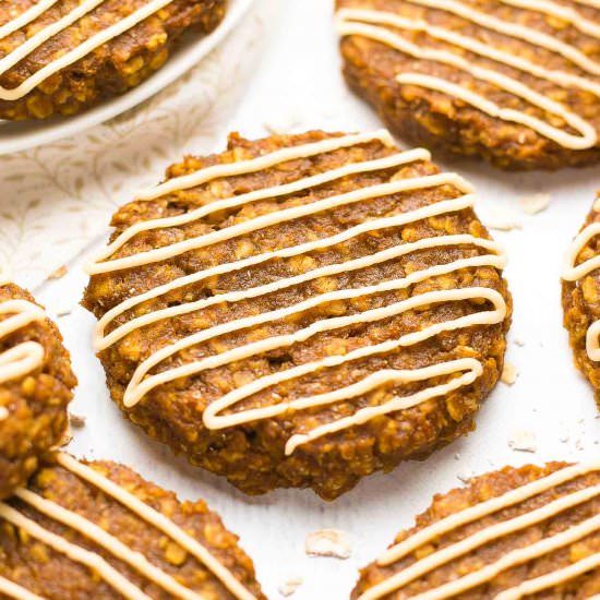 Pumpkin Spice Latte Oatmeal Cookies