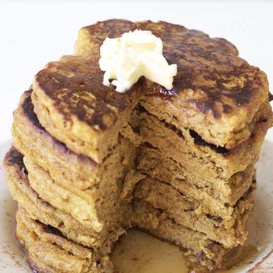 Healthy Pumpkin Pancakes