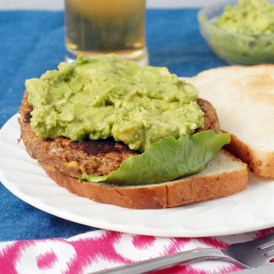 Jamaican Jerk Plantain Burgers