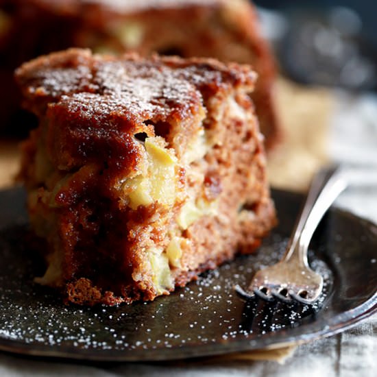 Cinnamon Sugar Apple Cake