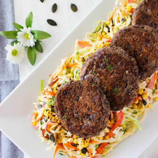 Jalapeno Black Bean Patties