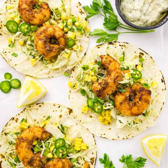 Cajun Shrimp Tacos