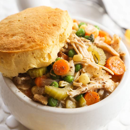 Slow Cooker Chicken Pot Pie