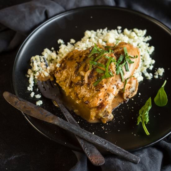 Creamy Low-Carb Chicken Chasseur