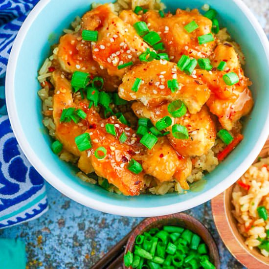 Easy Honey Orange Chicken