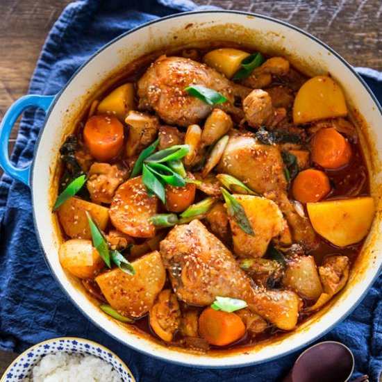 Spicy Korean Chicken Stew