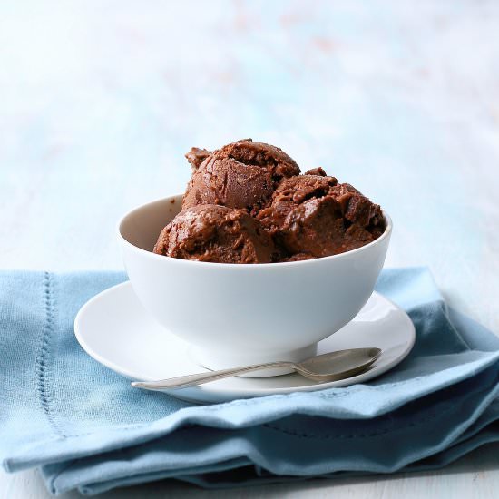 Chocolate cookie dough nice cream