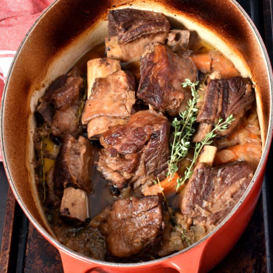 Apple Cider Braised Short Ribs