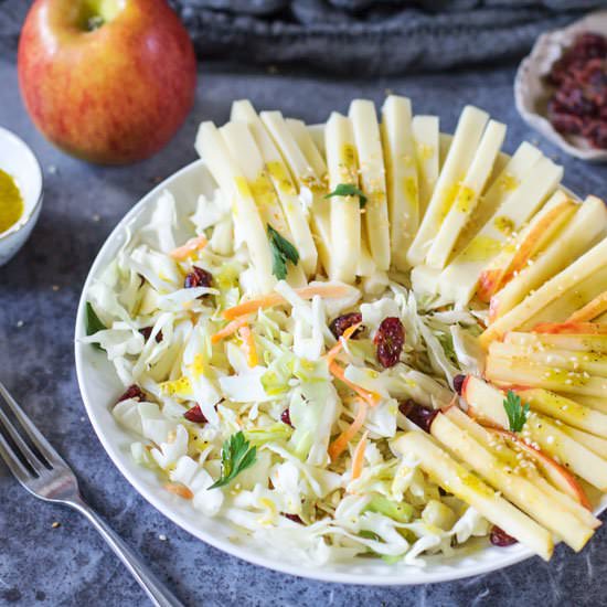 Sweet and Sour Apple Cabbage Salad