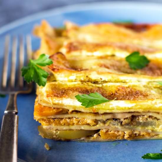 Apple and Butternut Squash Lasagna
