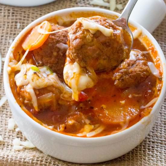Instant Pot Italian Meatball Soup