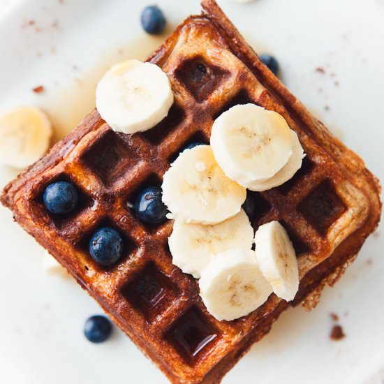 Banana Protein Paleo Waffles