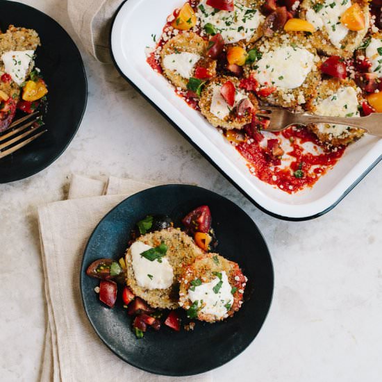 Baked Eggplant with Mozzarella