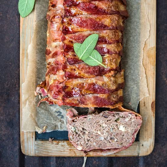 Pancetta-wrapped Meatloaf