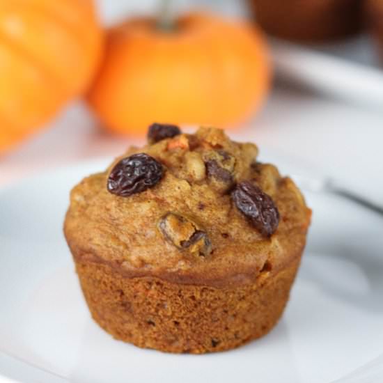 Pumpkin Morning Glory Muffins