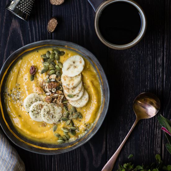 Mango Pumpkin Smoothie Bowl