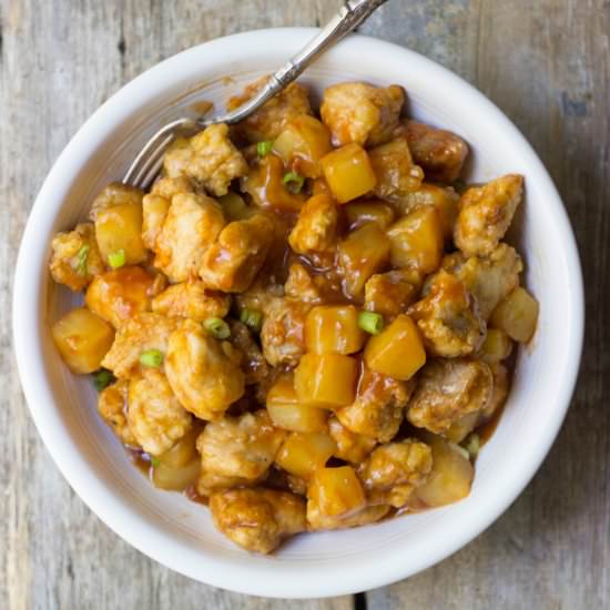 Pineapple Sweet & Sour Chicken