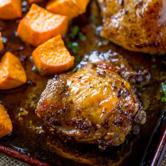 Sheet Pan Balsamic Chicken