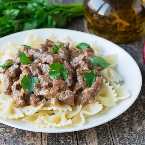Classic Beef Stroganoff
