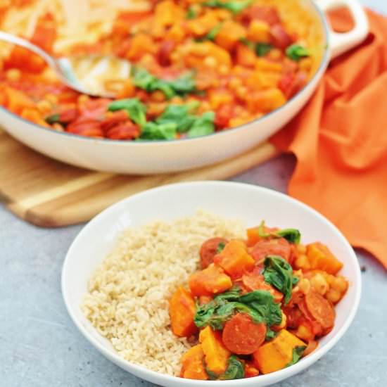 Chorizo, Chickpea & Potato Stew